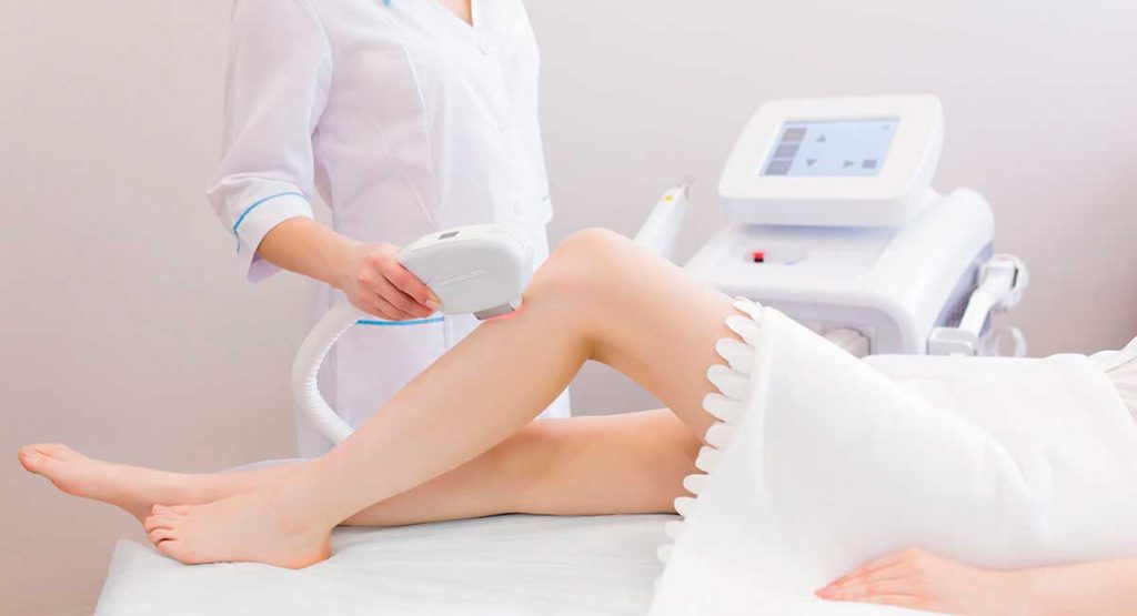 Depilación de piernas con laser de diodo